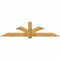 Ekena Millwork Redmond Rough Sawn Timber Gable Bracket, Western Red Cedar, 96"W x 24"H x 2"D x 6"F, 6/12 Pitch GBW096X24X0206RED00RWR - alternate 1